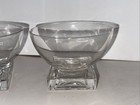 Set of 2 Cambridge Square Base Champagne / Tall Sherbet Glasses 3797 Stem 1950's — photo 3