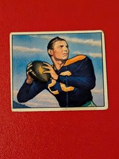 1950 Bowman TOBIN ROTE ROOKIE Green Bay Packers #81 Wrinkles