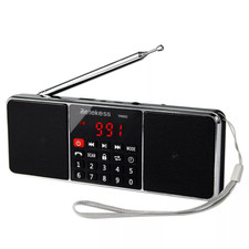 TR602 Portable FM/AM Digital Radio Bluetooth Dual Speaker Rechargeable Home Gift