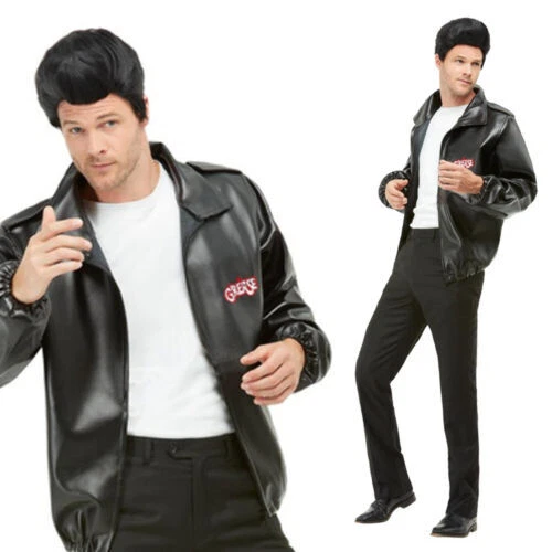 Disfraces 1950s Sintético Negro