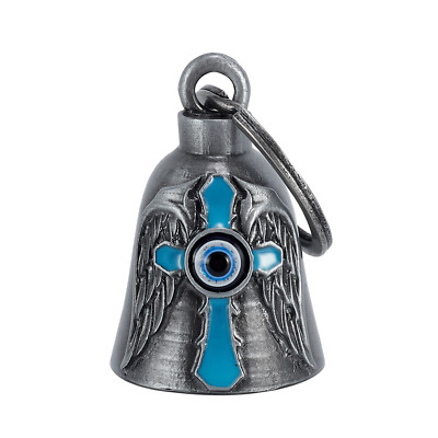 Premium Bells for motorcycle Riders Impact Resistant Blue stones Eye 3D Bell