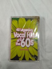 40 Legendary Vocal Hits of the 60's Tape Three 1995 SEALED Vintage Cassette Tape