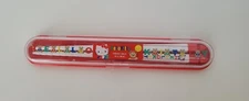 Vintage 1991 Sanrio Hello Kitty “Fresh Milk in a Mug” Chopsticks in Case