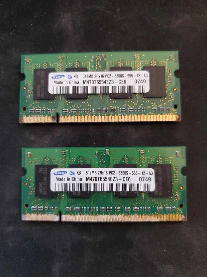 OWC DDR2 1GB (2x 512 MB) SO-DIMM Memory Module OWC5300DDR2S4GP - Image 3 of 3