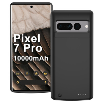 10000mAh Battery Charger Case For Google Pixel 7 Pro Power Bank Charging Cover