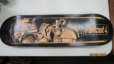FALLOUT 4 POWER ARMOR SKATEBOARD DECK BETHESDA SOFTWORKS 