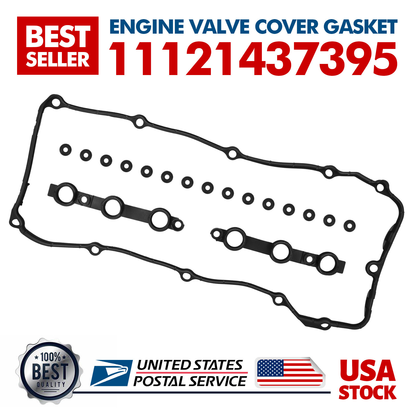 Valve Cover Gasket Set Fit For 00-06 BMW E46 E83 325i 525i 530i 330i X3 X5 3.0L