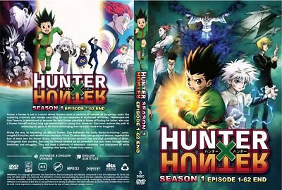 DVD ~ Hunter X Hunter Season 1 Episode 1 - 62 End ~ English Version &  Subtitles