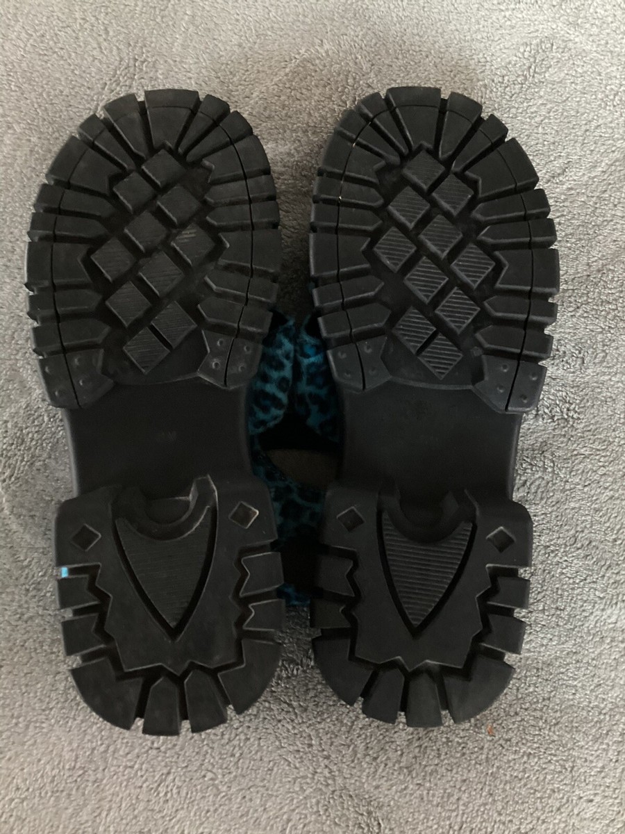 Delia's By Dolls Kill NOSTALGIC GAMES PLATFORM SANDALS Blue