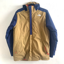 The North Face Boy's Brayden Insulated Jacket Blue/Tan Size XL 18-20