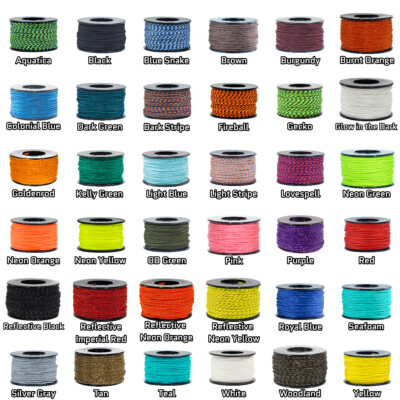 Atwood Micro Cord - 28 Colors - 1, 2, and 5-Packs - 125-Foot Spools