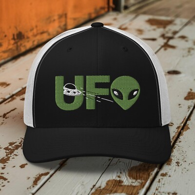 Alien UFO Martian Trucker Hat for Men Women | eBay
