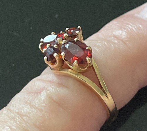Schöner Ring massiv 14k Gelbgold, Größe 6, 4,3 Gramm. - Bild 3 von 7