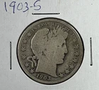1903-S Barber Half Dollar : Very Good