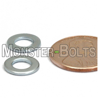M5 / 5mm Flat Washer Zinc Plated Steel, DIN 125A 200 HV Class 10.9
