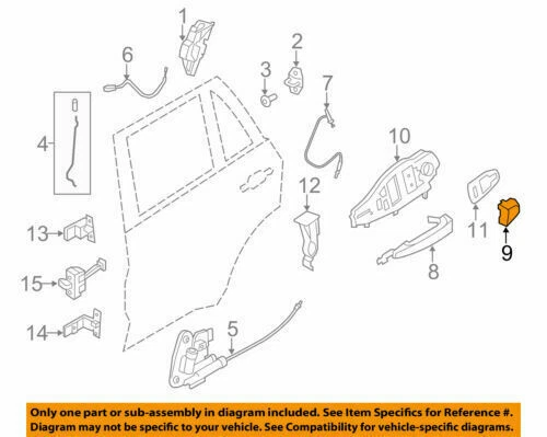 OEM BMW X1 X5 X6 F15 F16 F39 F45 F46 F48 COVERING PRIMEND RIGHT  