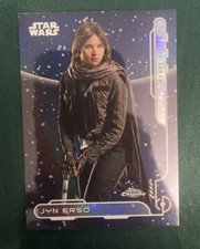 2024 Topps Chrome Star Wars Rebel Alliance Jyn Erso Refractor RA-9
