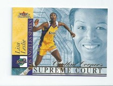Lisa Leslie 2001 Fleer WNBA Supreme Court Insert Card