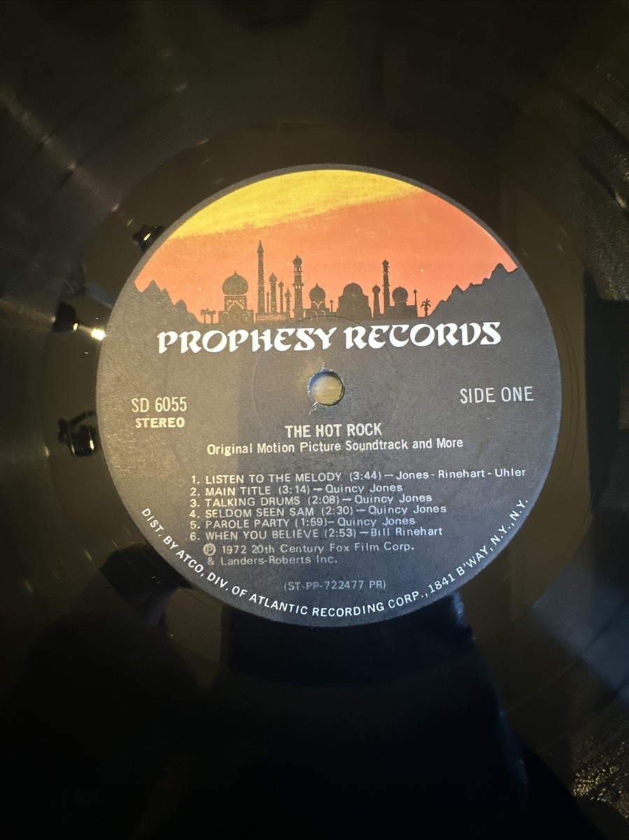 The Hot Rock Soundtrack Vinyl 1972 Quincy Jones | eBay