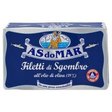 Filetti di Sgombro all'Olio di Oliva ASDOMAR 125gr