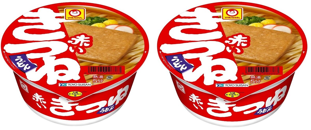 Japanese Ramen Noodles Kitsune Udon Tofu Fried Instant Food Soup
