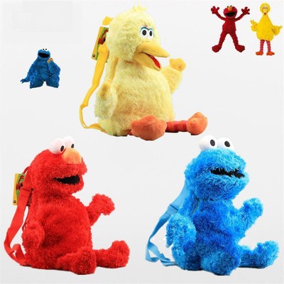 elmo plush backpack