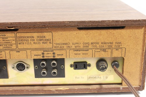 SANYO DCX 1000K, AM/FM receiver. (ref H 658) - Picture 9 of 11