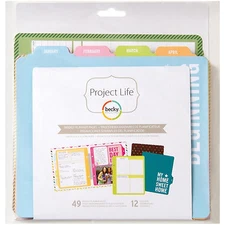 Project Life WEEKLY PLANNER 6x8 FILLER PACK scrapbooking 97722 PAGES & DIVIDERS
