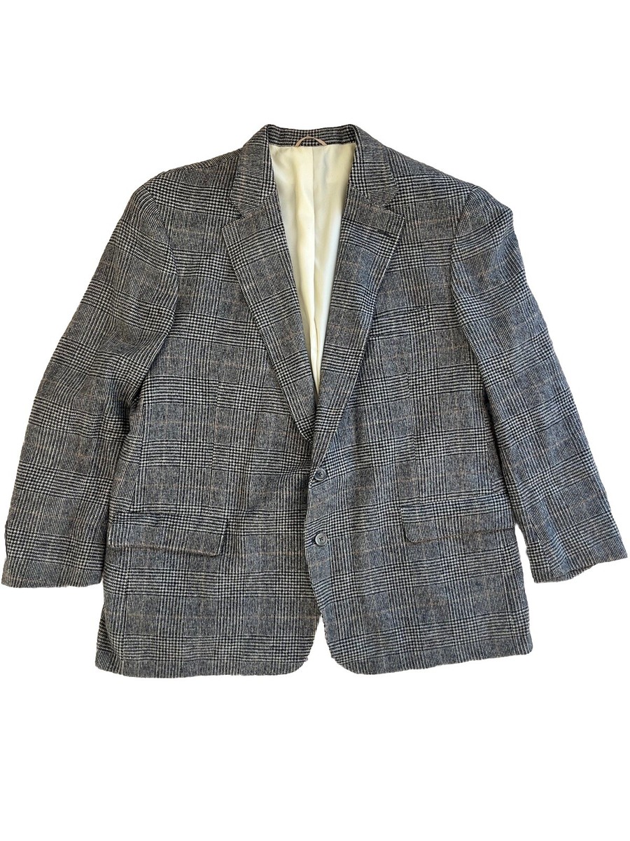 Vintage Mens Camel Hair Blazer Sport Coat Two Button Casual Jacket Size 40R  Suit