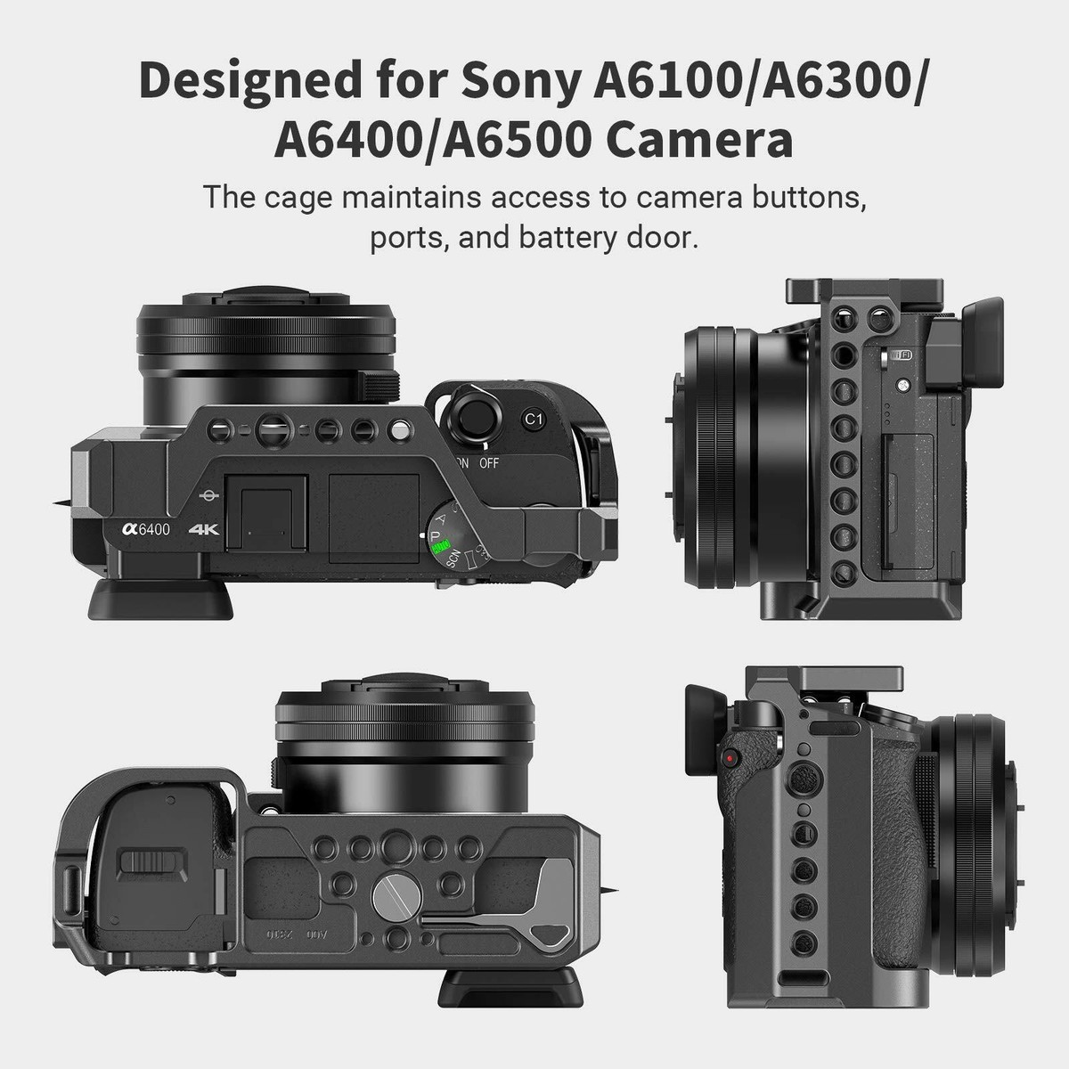 SmallRig a6400 Camera Cage for Sony a 6100 a6300 A6400 A6500