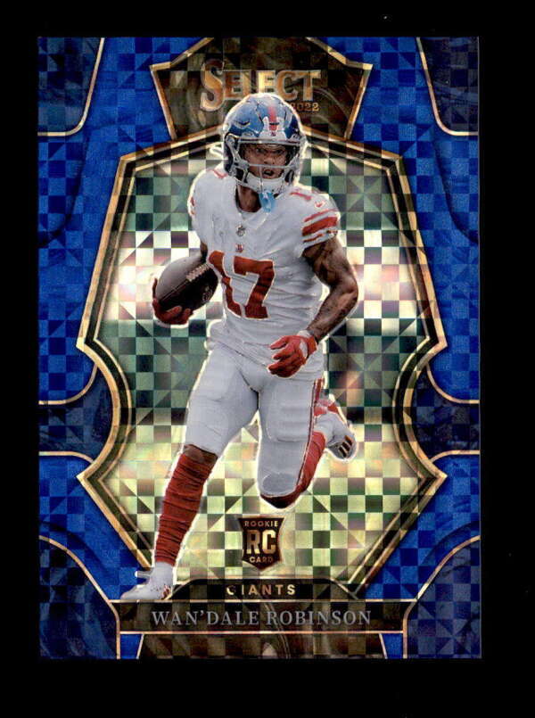 WAN'DALE ROBINSON 2022 PANINI SELECT #174 GIANTS ROOKIE BLUE PRIZM #/149 BD6479