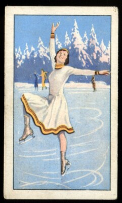 Tabakkarte, Gallaher, CHAMPIONS, ohne Bildunterschrift, 1. 1935, Megan Taylor, Skating, #46