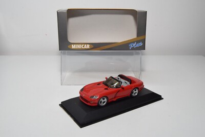 B49 1:43 MINICAR 30 115 DODGE VIPER RED MIB