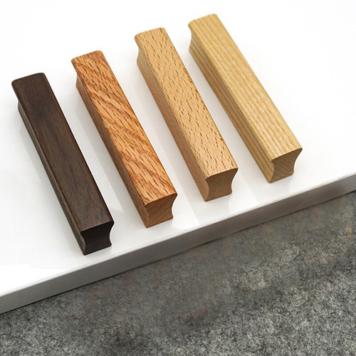 Wooden Door Knob Home DIY Cabinet Drawer Cupboard Kitchen Furniture Pull Handle - Picture 8 of 16