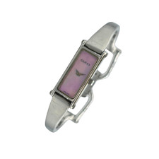Vintage Gucci 1500L Horsebit Ladies Watch | Pink Mother of Pearl Dial | 1990s