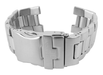 Jacques Lemans Uhrenarmband Dover | Edelstahl, silberfarben 1-1837