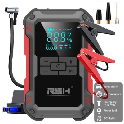 #ad Multi Functional Smart Car Jump Starter RSH JS800Portable Power BankEmergency $55.99