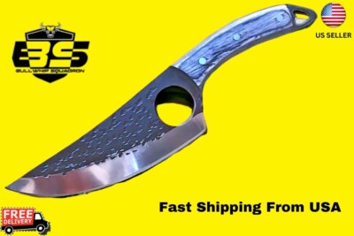 knife Asian Kitchen Knife Butcher Chef Boning knife Chopping MeatW/Sheath