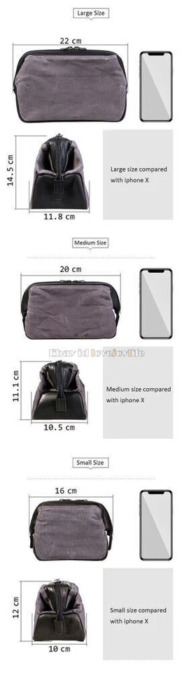 Leather Camera Bag Pouch Insert for Fuji Leica M Sony A7 Nikon Canon Panasonic - Image 2 of 4