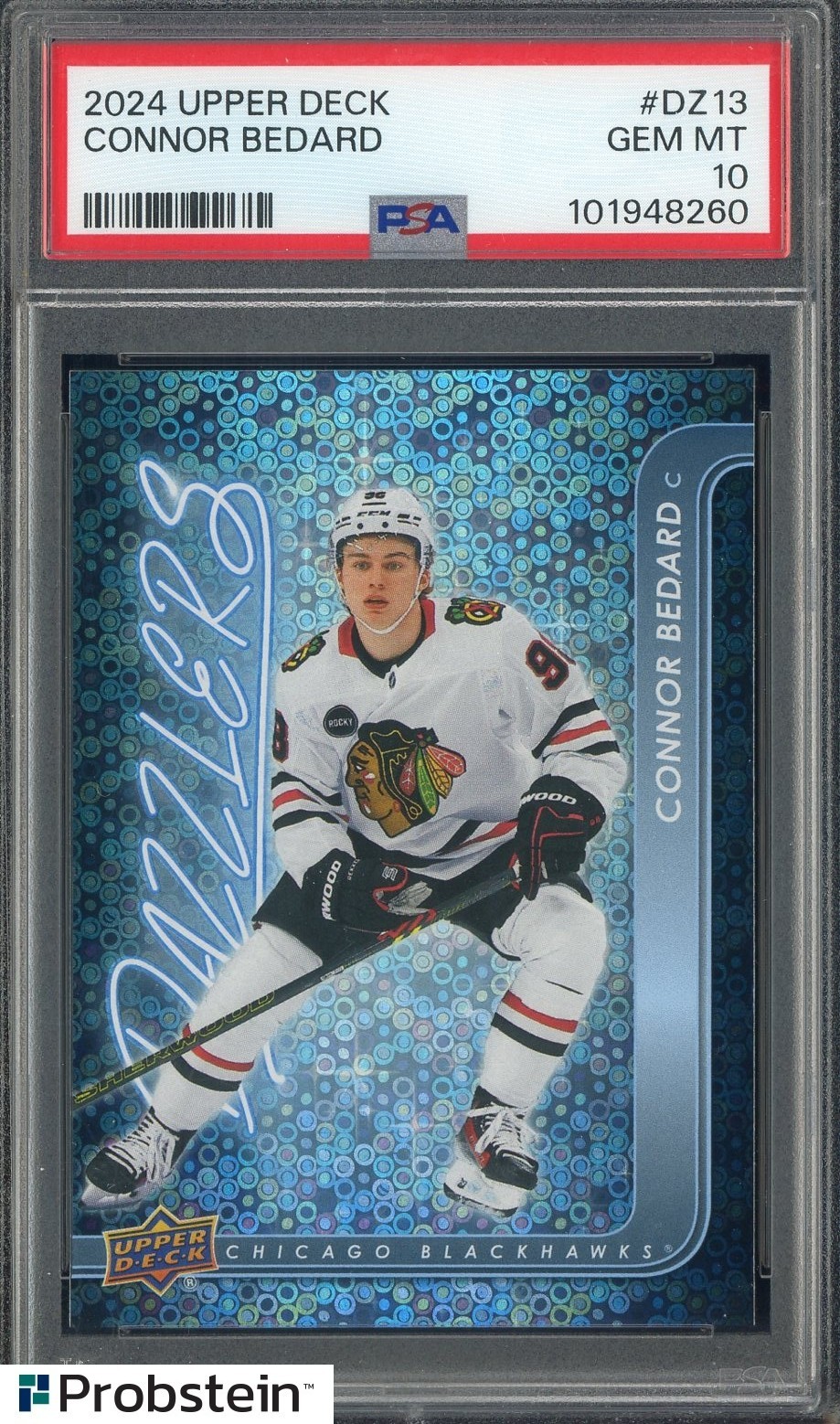 2024-25 Upper Deck Hockey Dazzlers Connor Bedard RC Rookie PSA 10 GEM MINT