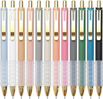 Ballpoint Pens Black Medium Point 1Mm Pen with Super Soft Grip Ball Point Pen