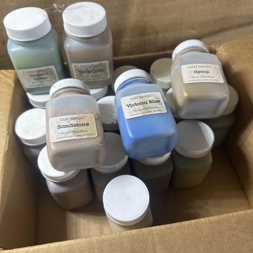 Rare Mat Magic 22 Pc. Filet Paint 90cc Picture Framing Art Supply Vintage