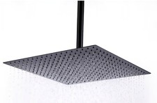 Rain Shower Head Large 16-inch Adjustable Ultra Thin High Pressure Shower Head