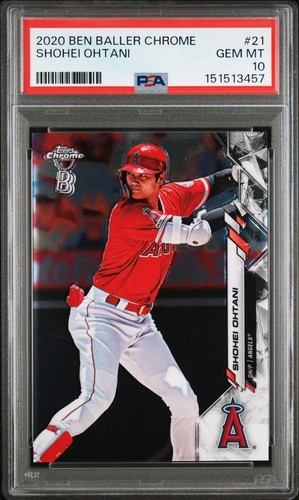 2020 Ben Baller Chrome Shohei Ohtani PSA Gem 10 #21