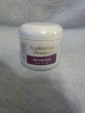 Australian Dream Back Pain Cream 4 Oz. Exp. 7/27 No Box Sealed