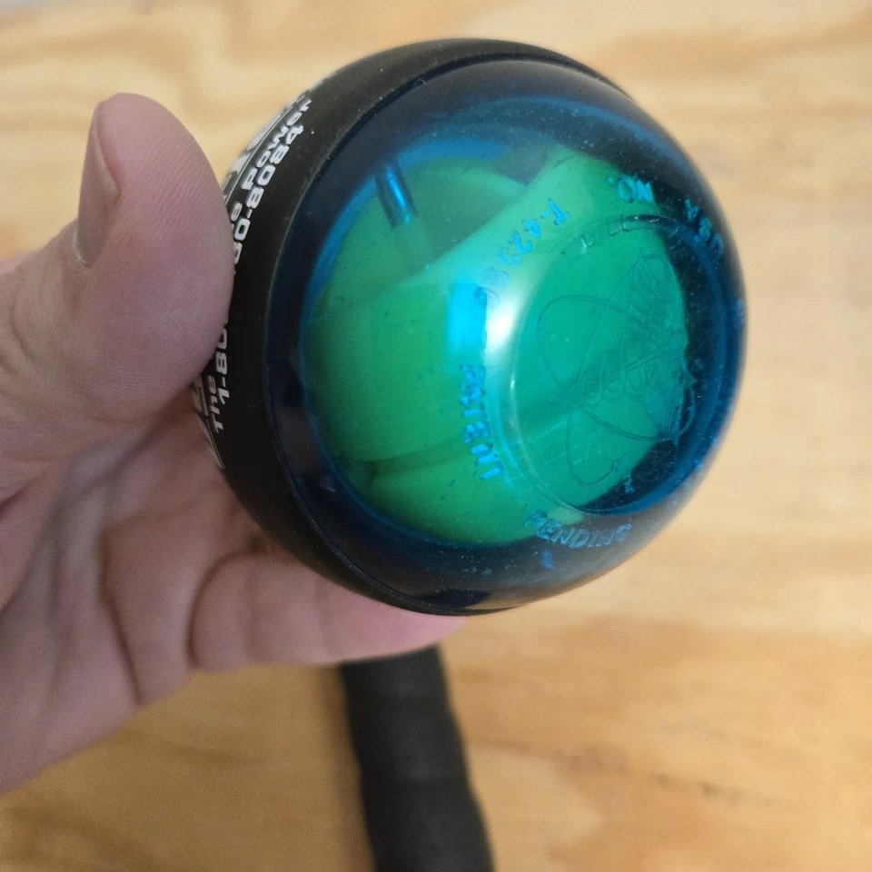 Dynaflex Pro Powerball X Grip Giroscopio Ejercitador Tacki Mac + Pelota Foto 2 de 4