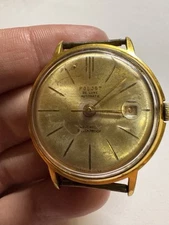 Vintage Rare Watch POLJOT DE LUXE 29 Jewels, automatic, Gold Plated