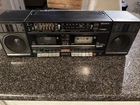 SONY CFS-W600 STEREO AM/FM CASSETTE RADIO BOOM BOX W/DETACHABLE SPEAKERS VINTAGE