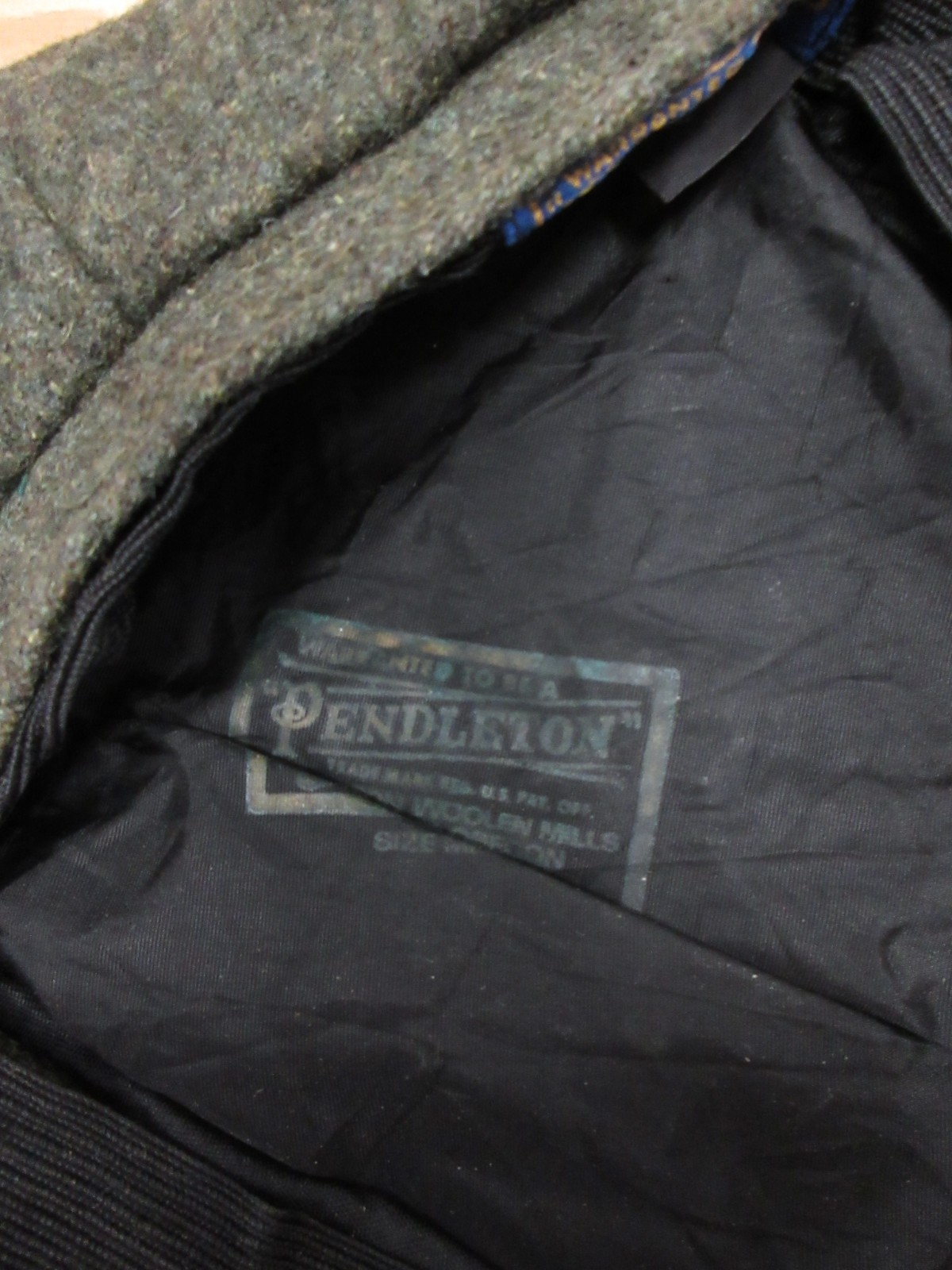 VGT Pendleton Hat Cap Men Medium Green Newsboy Vi… - image 8