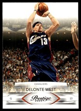 Delonte West 2009-10 Panini Prestige #19 Cavaliers NBA READ FREE SHIPPING